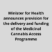 Minister for Health announces provision for the delivery and funding of the Medicinal Cannabis Access Programme