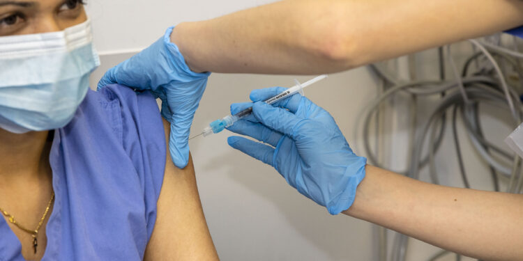 Annie Lynch is the first person to receive the Pfizer BioNTech COVID-19 vaccine in Ireland