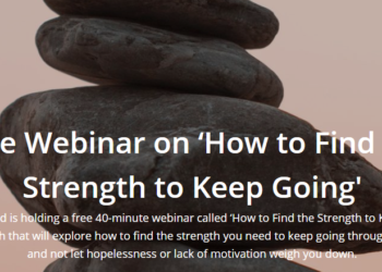Free Webinar to Help You Find the Strength to Keep Going Throughout the Third Lockdown