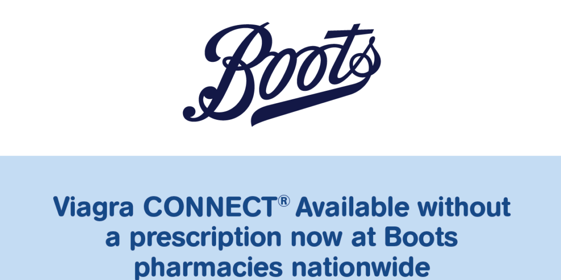 Viagra CONNECT® Available without prescription now at Boots pharmacies