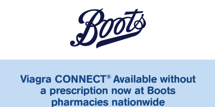 Viagra CONNECT® Available without prescription now at Boots pharmacies nationwide