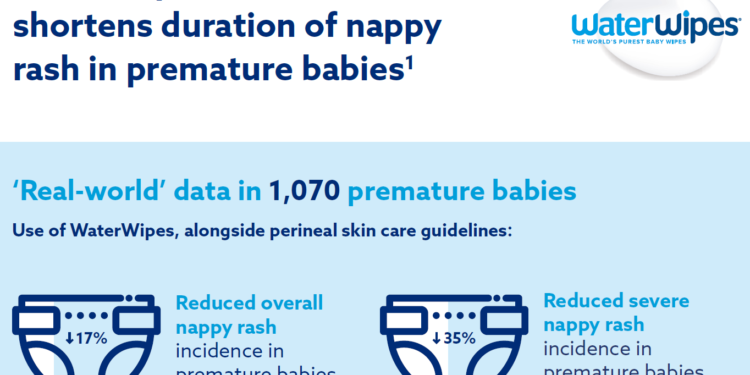 Choice of baby wipe product can impact premature babies’ skin