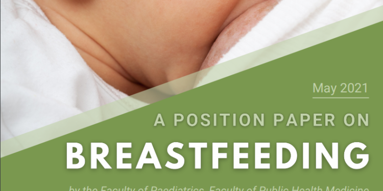 Royal College of Physicians of Ireland highlights health benefits of breastfeeding & proposes actions to improve Irish breastfeeding rates