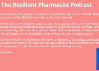 IIOP launches new podcast the resilient pharmacist hosted by Dr. Catriona Bradley