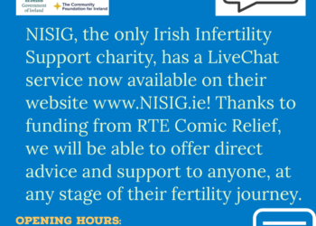 Irish charity offering support for individuals and families experiencing infertility, has just launched our online LiveChat services