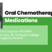 Oral Chemotherapy Medications