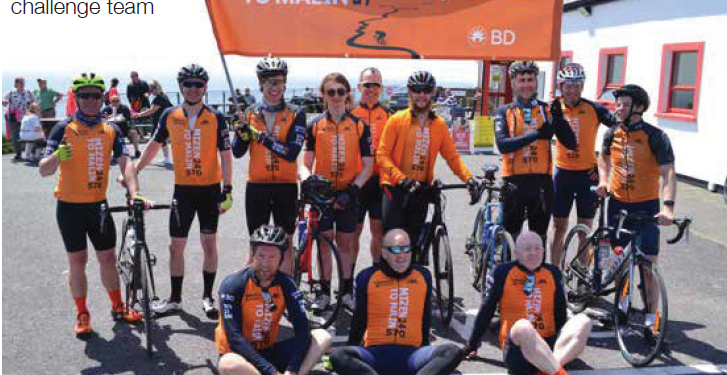Becton Dickinson (BD) Tackle Epic Charity Cycle