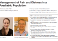 Management of Pain & Distress in a Paediatric Population