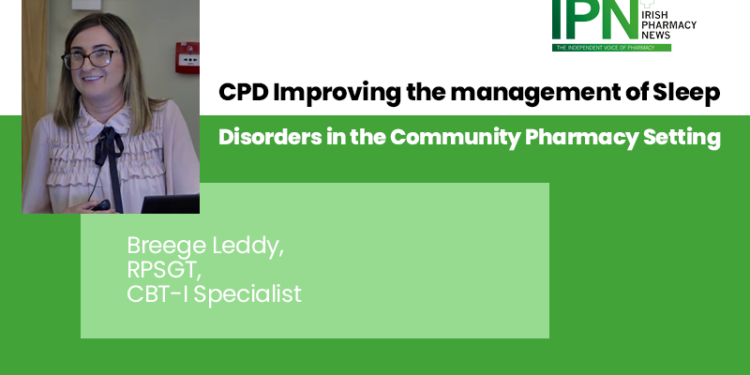 Improving the Management of Sleep Disorders in the Community Pharmacy Setting