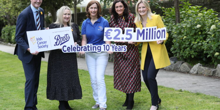Boots Ireland and The Irish Cancer Society Celebrate €2.5 Million Raised Over 10 Year Partnership