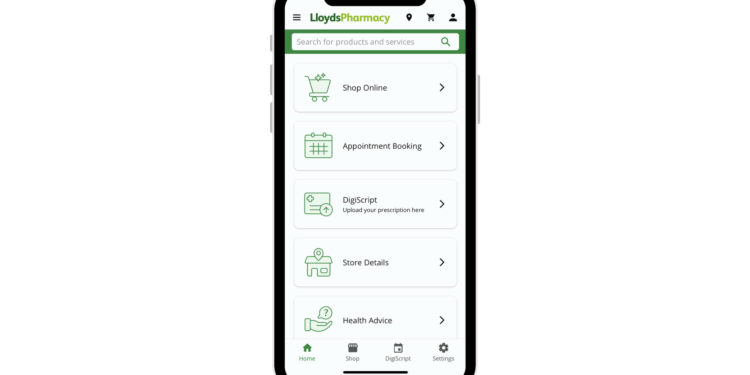 LloydsPharmacy, Ireland’s leading pharmacy chain has today launched a new app for customers