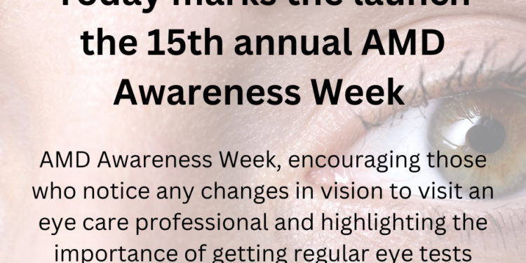 Today marks the 15th annual Awareness Week for AMD – the leading cause of sight loss for those aged over 50