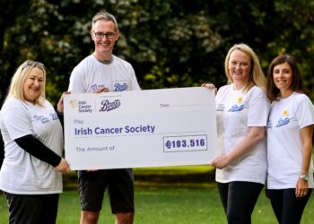 Boots customers and colleagues raise over €100,000 for the Irish Cancer Society Night Nurses through the Boots Night Walk