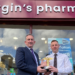 Dave Barrett and pharmacist John Tallon