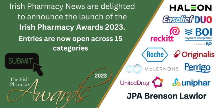 Irish Pharmacy Awards 2023 – Enter today