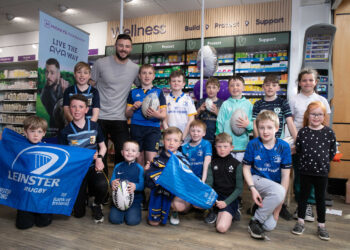 AYA Brand Partner Robbie Henshaw visits Allcare Blanchardstown and Hickey’s Johnstown Pharmacies
