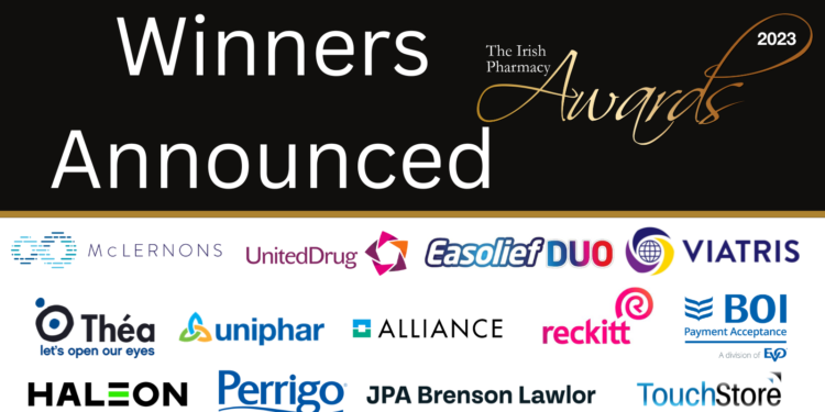 Winners for the Irish Pharmacy Awards 2023 Announced