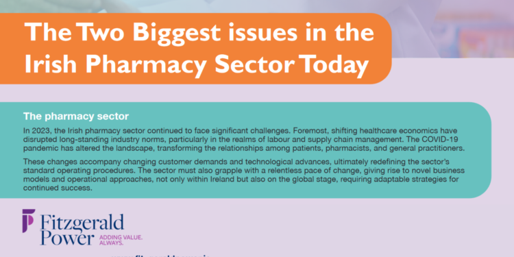 The Two Biggest issues in the Irish Pharmacy Sector Today