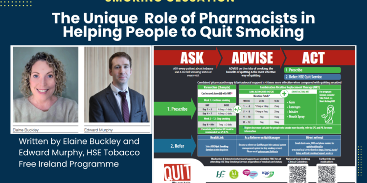 The Unique Role of Pharmacists in Helping People to Quit Smoking