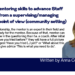 Utilising mentoring skills to advance Staff abilities from a supervising/managing pharmacist point of view (community setting)