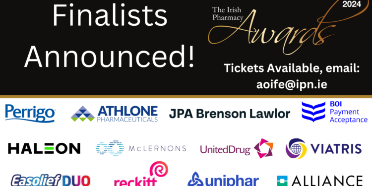 Irish Pharmacy News is delighted to announce the finalists of the Irish Pharmacy Awards 2024!