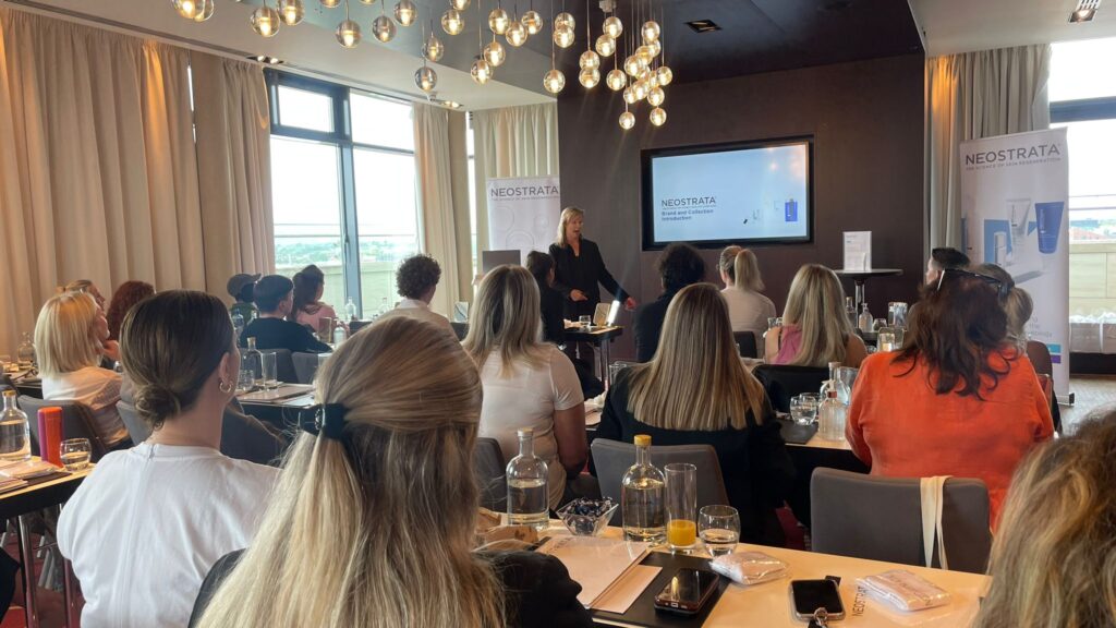 Katherine Mueller, International Sales Director Presenting Neostrata